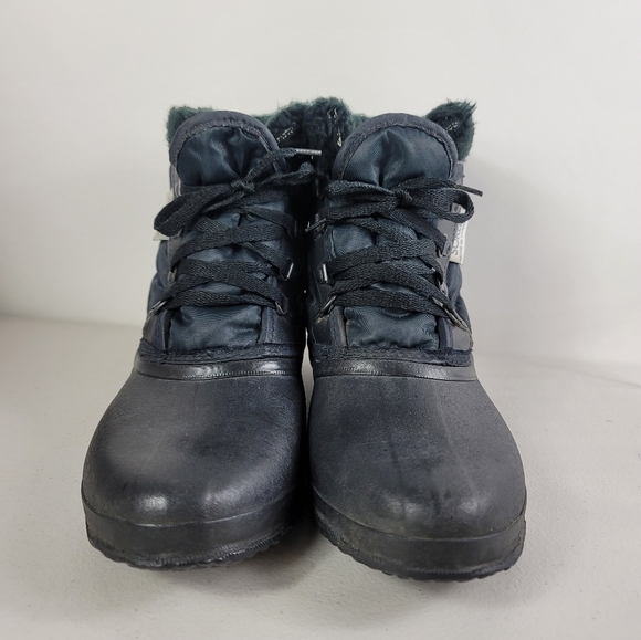Sorel Vintage All Black Short Snow boots Size 10 - Picture 4 of 10